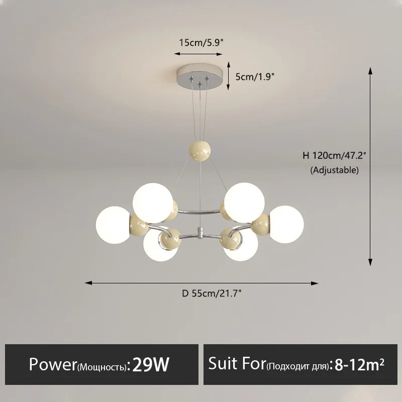 Moderne LED-Pendelleuchte für elegante Innendekoration - vue 20 sur 22