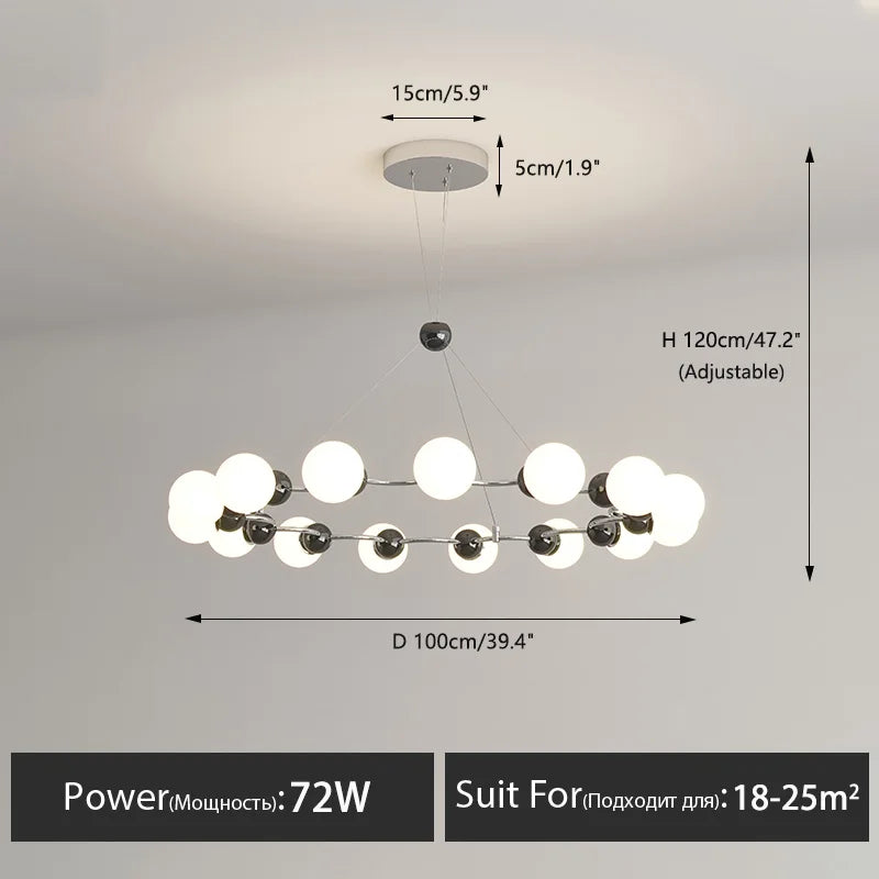 Moderne LED-Pendelleuchte für elegante Innendekoration