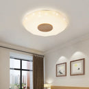 LED-Deckenleuchte aus massivem Holz Stern Diamant minimalistisch