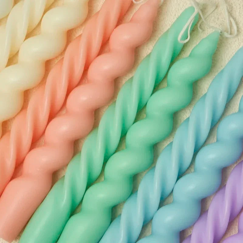lot de 2 bougies spirales parfumées pour décoration intérieure et mariage - vue 7 sur 25
