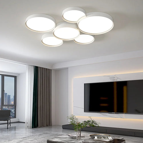 Moderner LED-Deckenleuchte für ein elegantes und helles Interieur - vue 3 sur 11