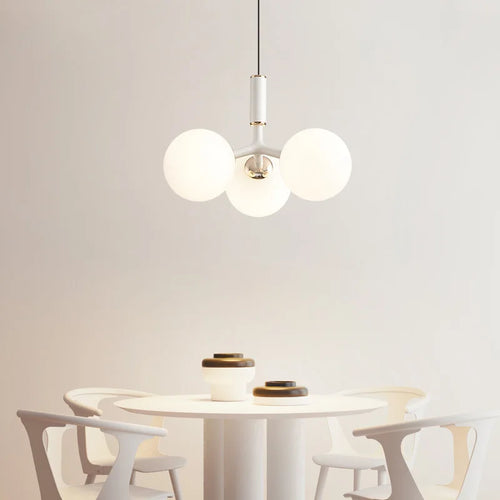 Glas-Pendelleuchte für moderne Küchen und Restaurants - vue 3 sur 12