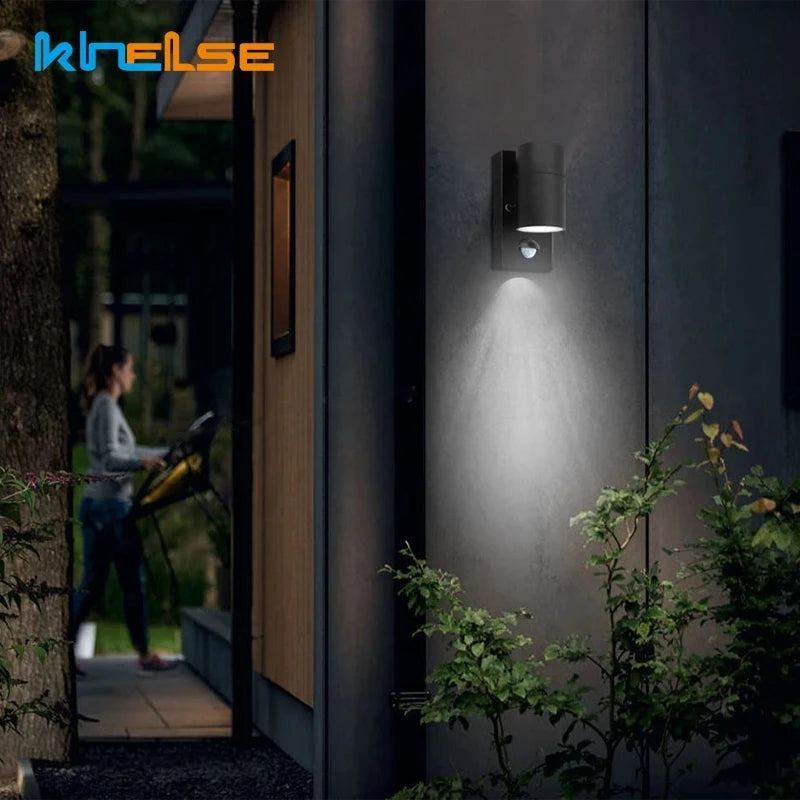 applique murale led étanche avec capteur de mouvement pour extérieur - vue 9 sur 8