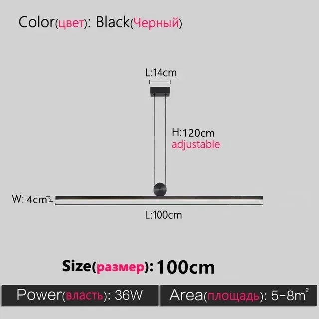 LED-Pendelleuchte dimmbar für moderne Wohnraumgestaltung