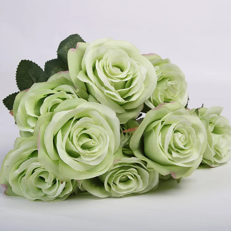 bouquet de roses artificielles pour mariage et décoration intérieure - vue 24 sur 27