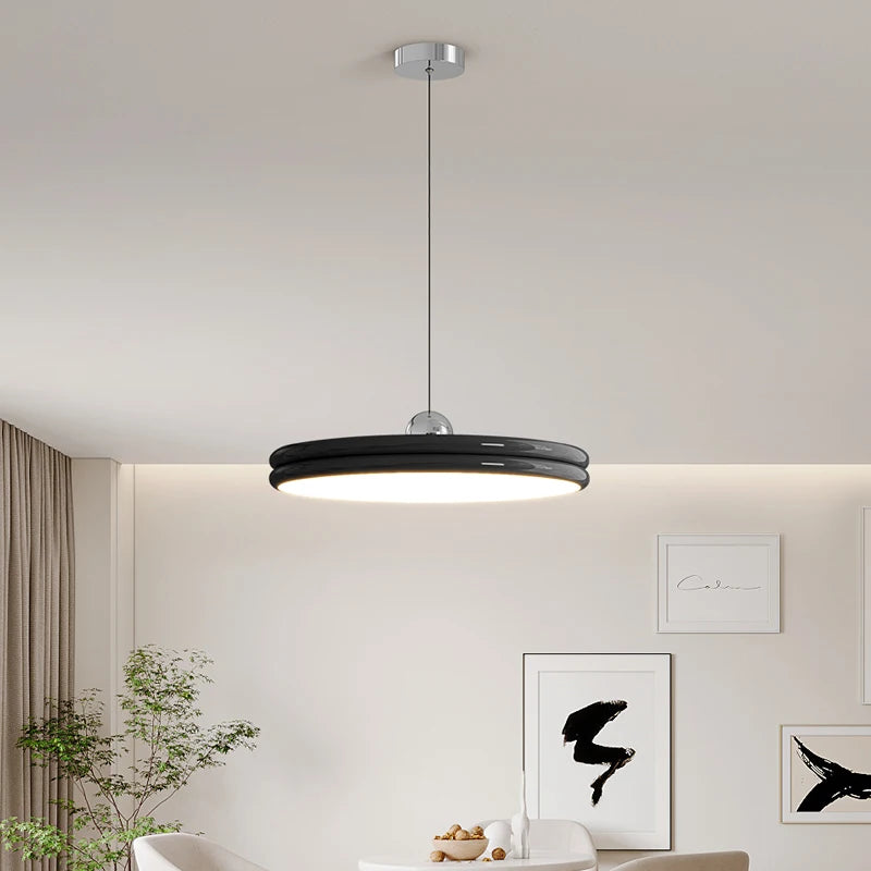 lustre moderne led suspension éclairage intérieur lampe suspendue décoratif - vue 7 sur 24