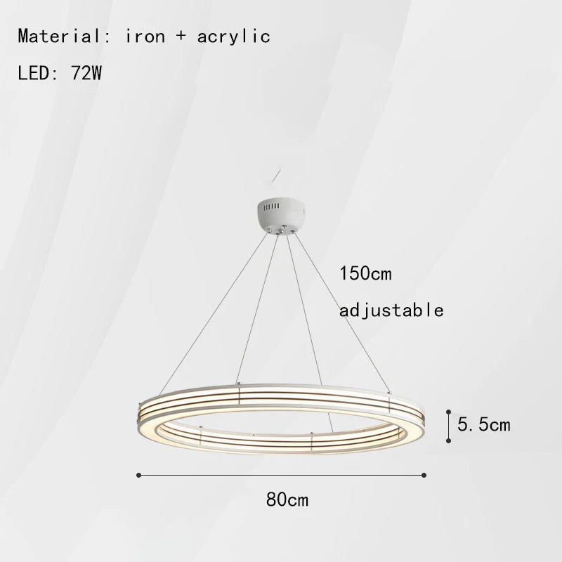 Kronleuchter Art déco mit verstellbarem Ring für Pendelbeleuchtung - vue 9 sur 16