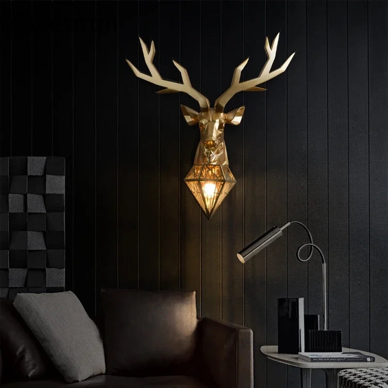 applique murale rétro en bois décoratif pour intérieur - vue 5 sur 8
