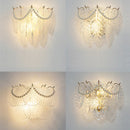 LED-Wandleuchte aus Glas mit Naturmotiven Luxus
