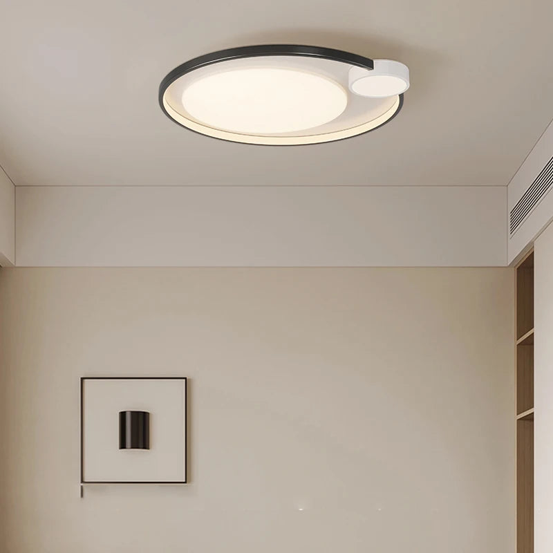 Plafonniers carrés ronds simples chambre LED éclairage intérieur moderne couloir nordique étude cuisine salle à manger lumière - vue 5 sur 12