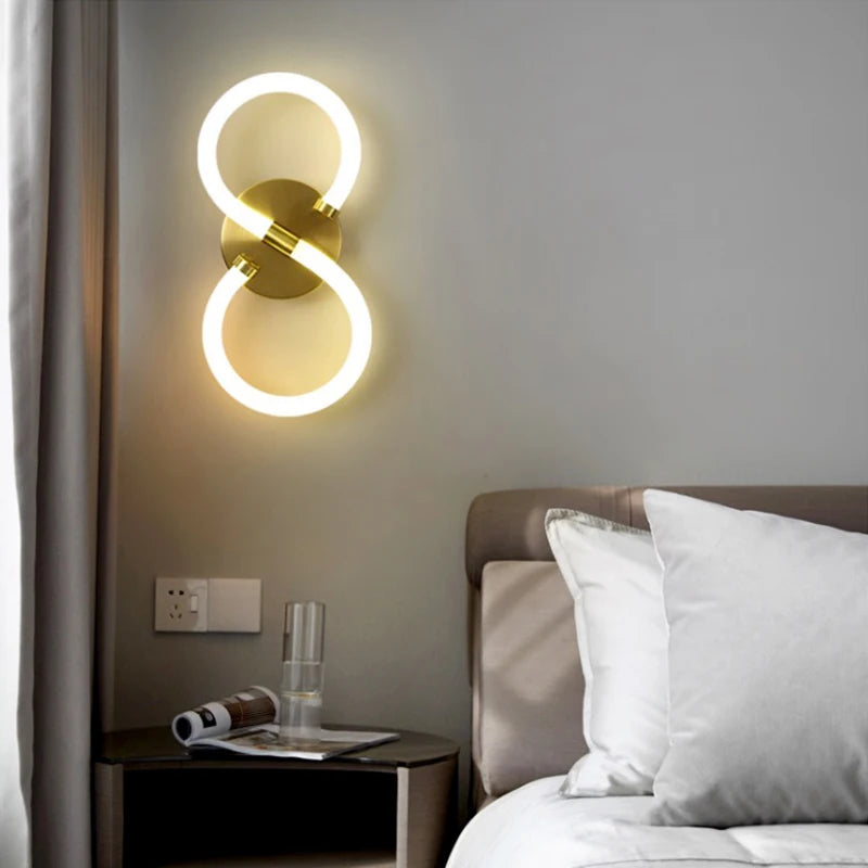 applique led luxe pour décoration intérieure maison - vue 3 sur 9
