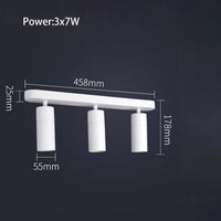 spot led 	gu10 mr16 montage aluminium rail lumineux