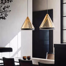Suspension design moderne conique pour éclairage intérieur