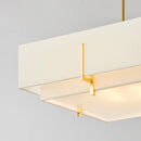 Runder chinesischer Stoff-Kronleuchter im Retro-Stil für ein elegantes Interieur