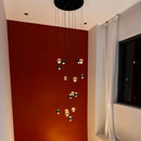 lustre sphérique led minimaliste de luxe pour hôtel