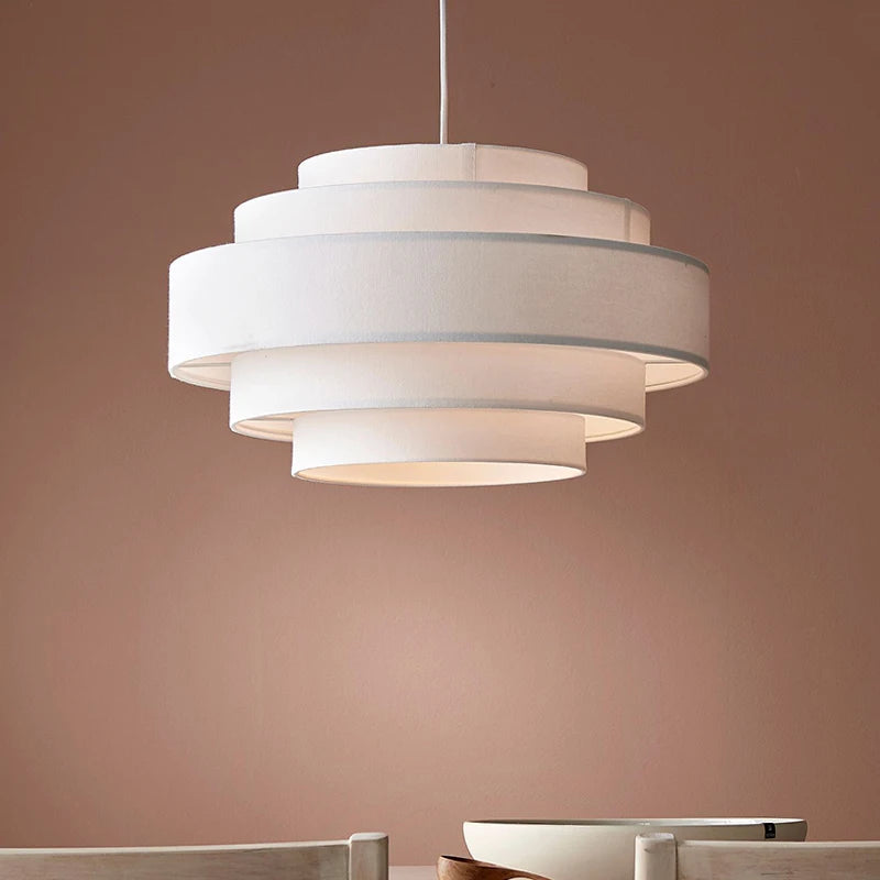 lustre en tissu créatif pour un éclairage minimaliste personnalisé - vue 4 sur 12