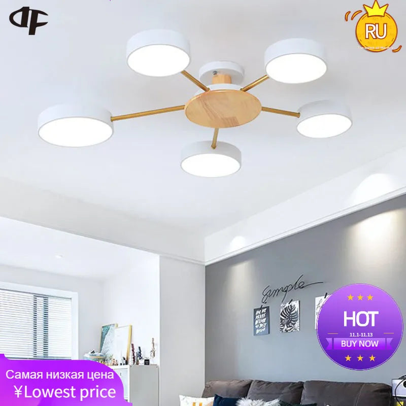 Plafonnier led de style scandinave