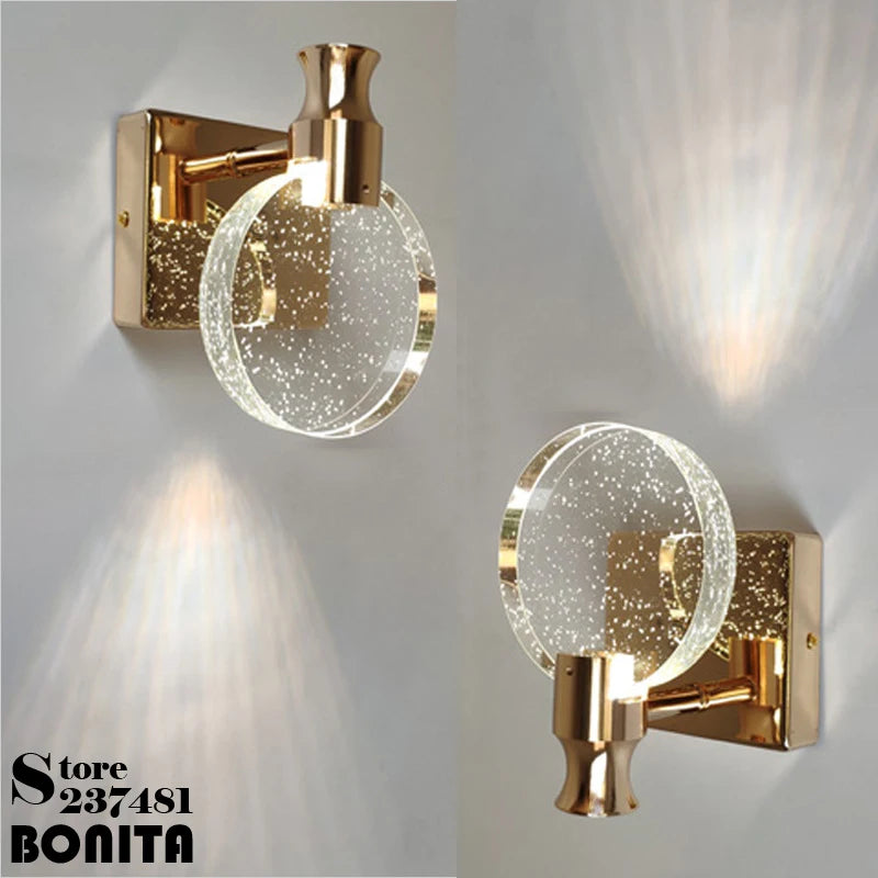 applique murale de luxe en cristal pour intérieur élégant - vue 2 sur 7