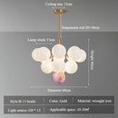Modern Moon Bubble Pendant, Living Room Dining Room Home Decoration Lighting, LED Pendant