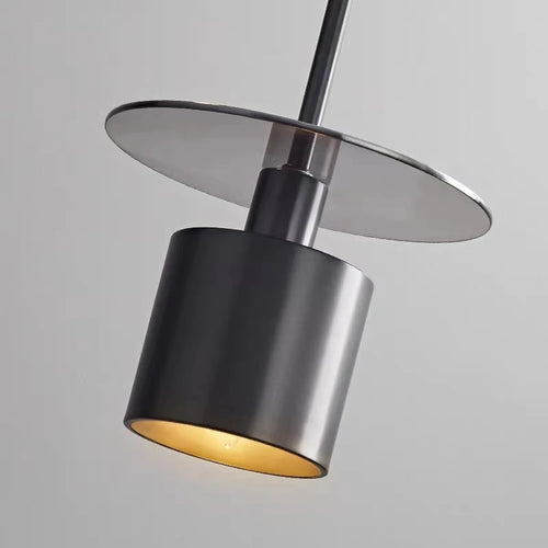 LED-Pendelleuchte aus Messing mit verstellbarem Kabel für Bar - vue 6 sur 6