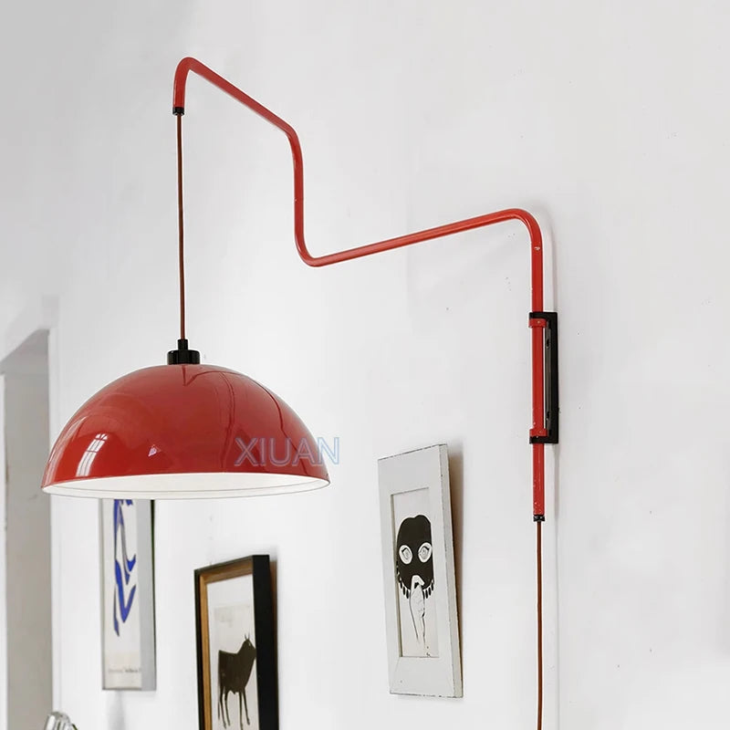 applique murale nordique led à bascule rétractable pour intérieur élégant - vue 2 sur 7