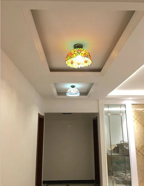 Moderner LED-Deckenleuchte im nordischen Stil für Balkon und Flur - vue 6 sur 39