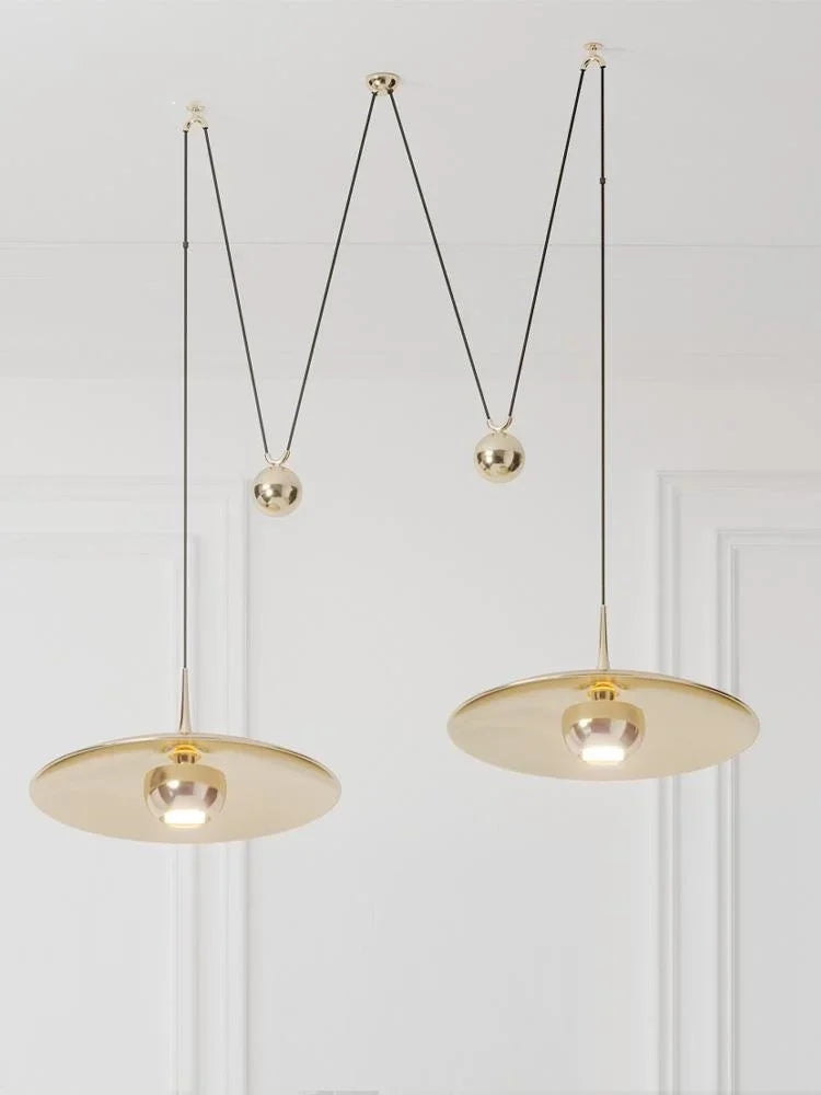 suspension spot luminaire led réglable postmoderne - vue 3 sur 14