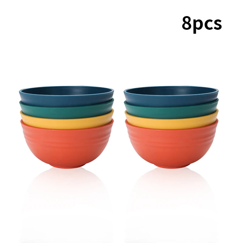 Ensemble bols réutilisables empilables cuisine pique nique camping
