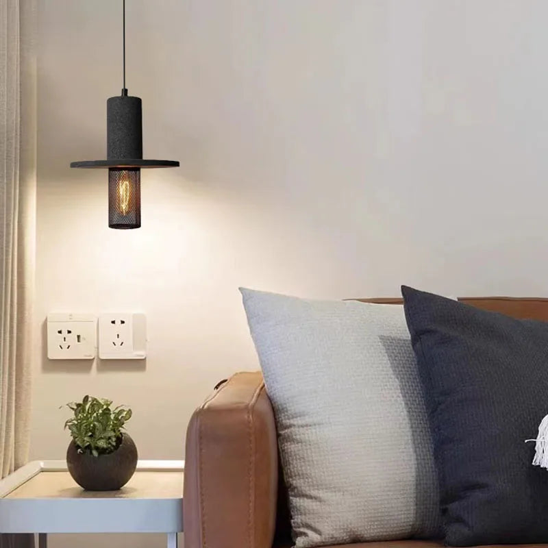 suspension vintage en ciment pour - vue 5 sur 7