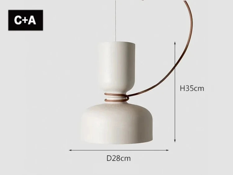 Moderne nordische LED-Pendelleuchte für kreative Innendekoration