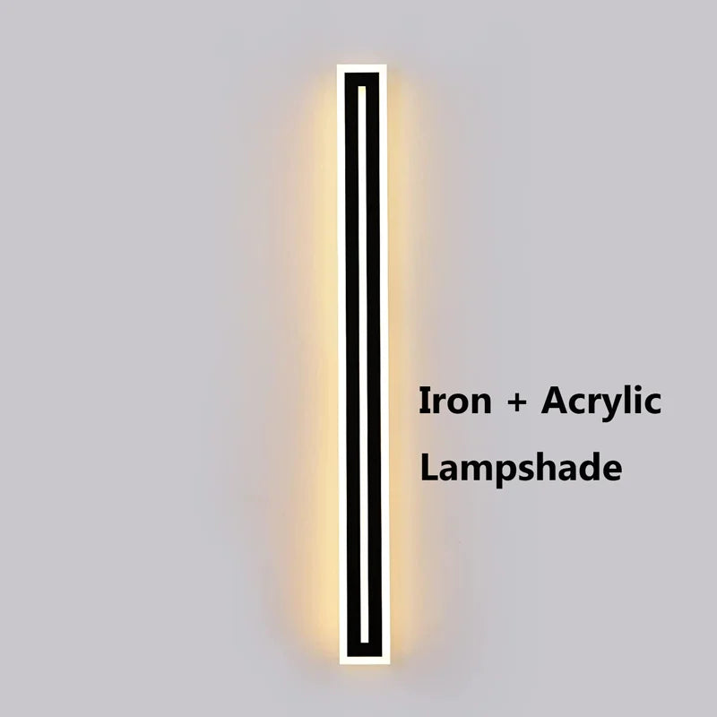 applique murale led étanche moderne adaptée pour extérieur