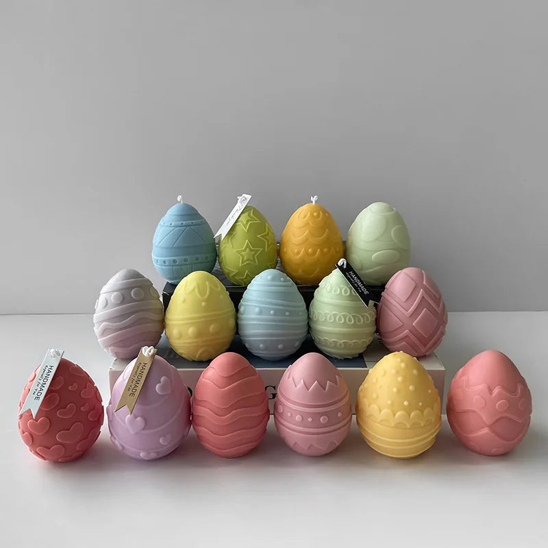 moule en silicone pour bougies œufs de pâques fait maison - vue 6 sur 21