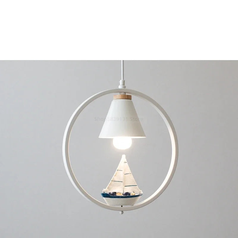 Moderne nordische LED-Pendelleuchte mit Vogelmotiv - vue 13 sur 16