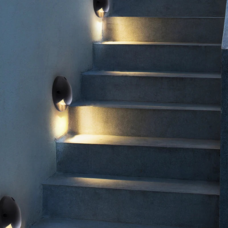 Outdoor floor lights, waterproof underground lights, led aisle, trail lights, stairs, hole-free garden lights, lawn steps - vue 4 sur 9