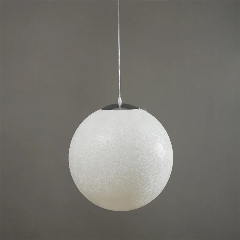 suspension LED en forme de lune design nordique moderne - vue 7 sur 7