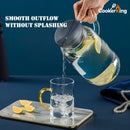 Bouilloire verre borosilicate grande capacité résistante chaleur