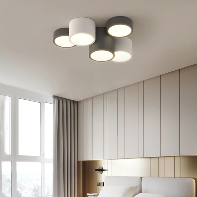 plafonnier moderne à leds pour décoration intérieure élégante - vue 6 sur 9