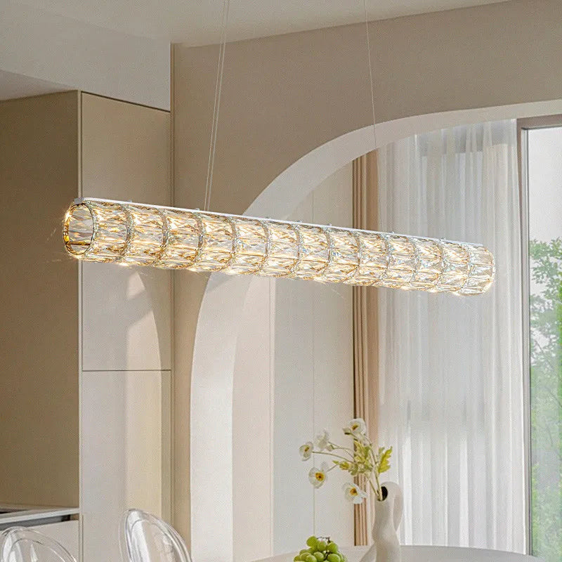 lustre moderne led en cristal k9 art décor maison - vue 3 sur 13