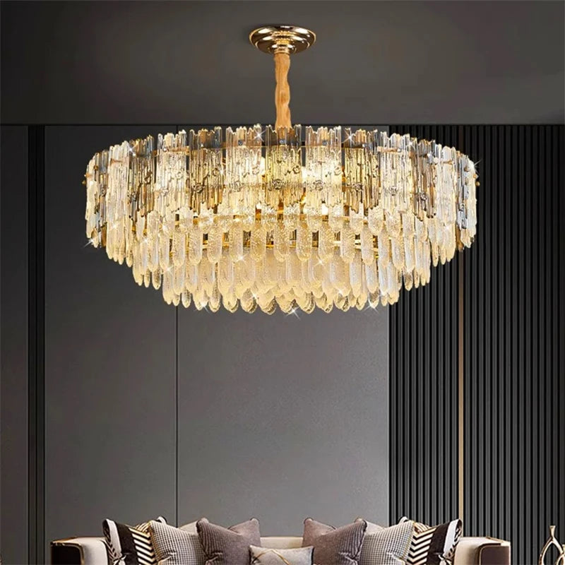 lustre led suspendu moderne pour éclairage intérieur décoratif - vue 2 sur 10