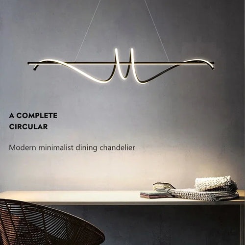 Moderne LED-Pendelleuchte für Innenraumdekor und Cafés - vue 2 sur 8