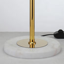 lampadaire post-moderne nordique en cristal doré led luxe