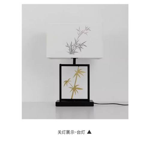 lampe de table rétro chinoise pour décoration intérieure créative et chaleureuse