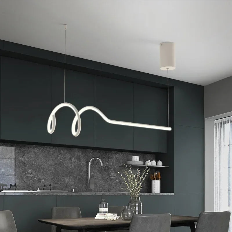 suspension moderne en led pour décoration d'intérieur élégante - vue 7 sur 10