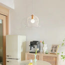Suspension en métal blanc nordique forme de fleur Restaurant suspension lumière salon Table à manger E27 lustre éclairage 220 V