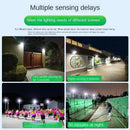 INTELAMP Solar Motion Sensor Floodlight with Remote Control, High Brightness 2500lm, 18000mAh, Suitable for Various Scenarios