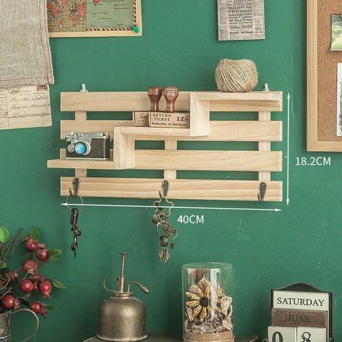 porte-clés mural décoratif avec crochet pratique pour clés