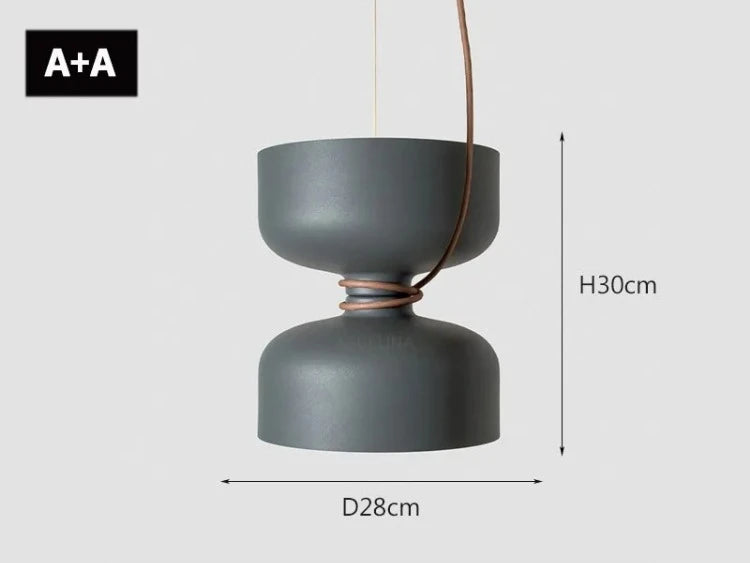 suspension nordique moderne à led pour décoration intérieure créative