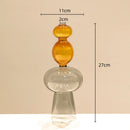 vase en verre teinté pour terrarium et décoration florale