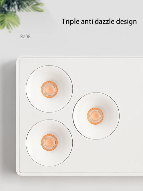 LED-Spot BRGT COB Aufbau aus Aluminium für modernes Interieur - vue 4 sur 8