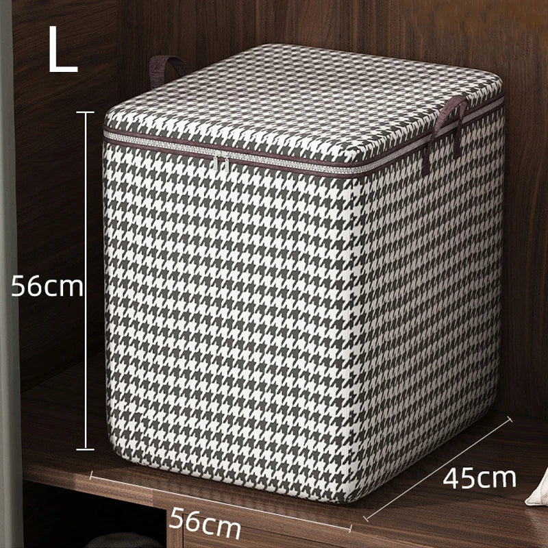 sac de rangement pliant grande capacité pour vêtements avec poignée - vue 10 sur 10